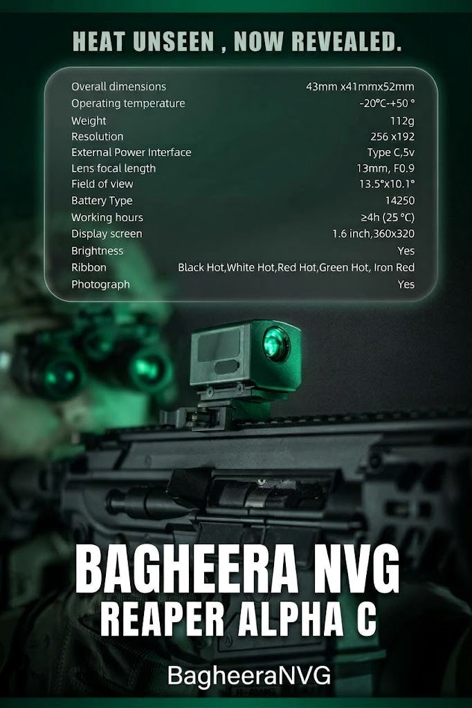 Bagheera Reaper Alpha Compact 256x192 Thermal Imaging Sight