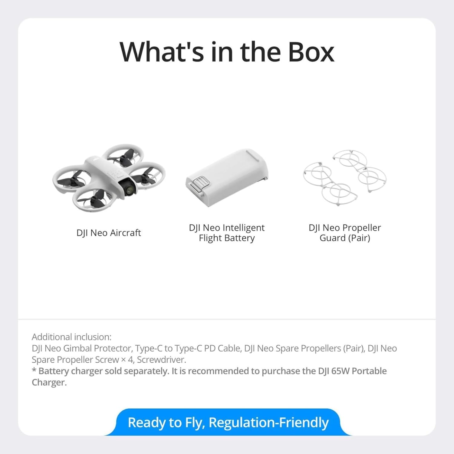 DJI NEO DRONE and One Battery ONLY