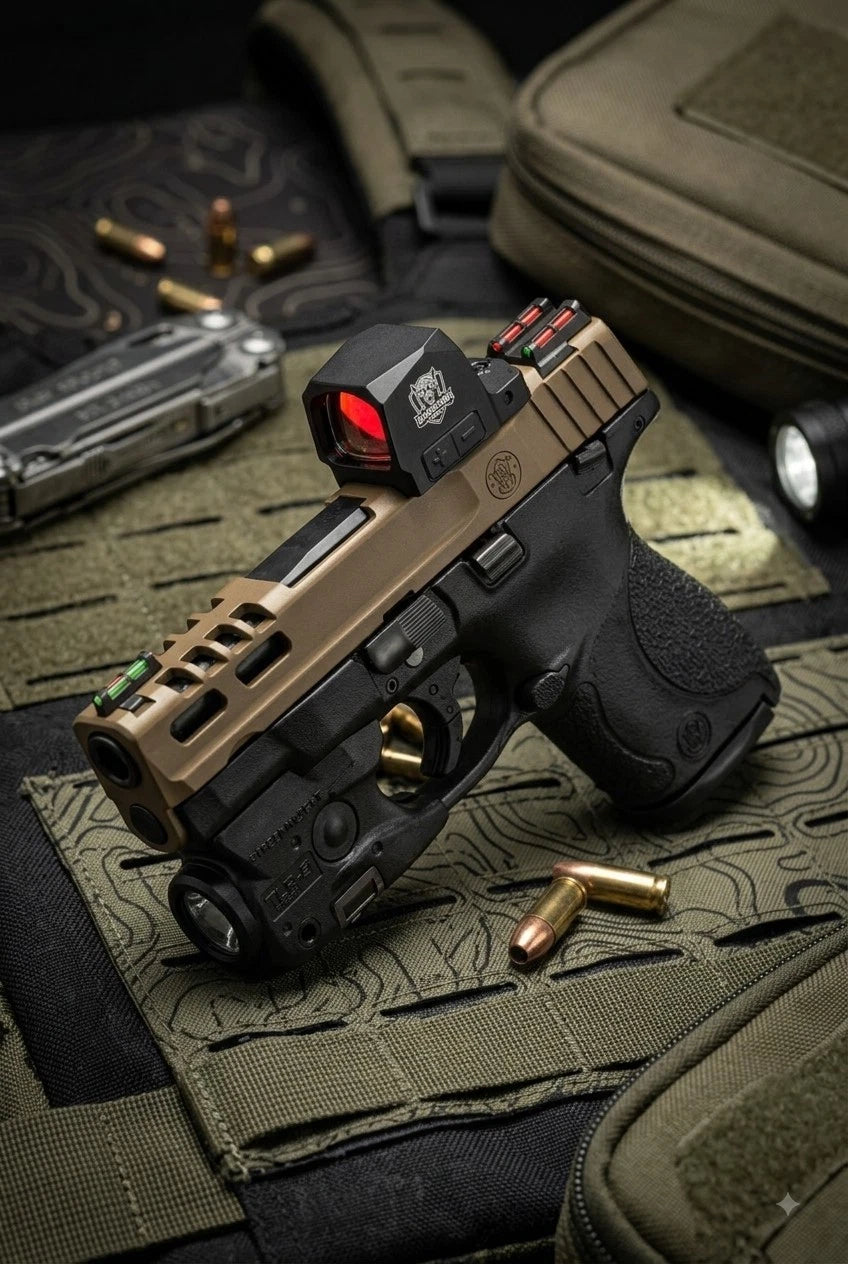 Bagheera Savior Enclosed Window Red dot Sight RMSc Enclosed Red for MP shield