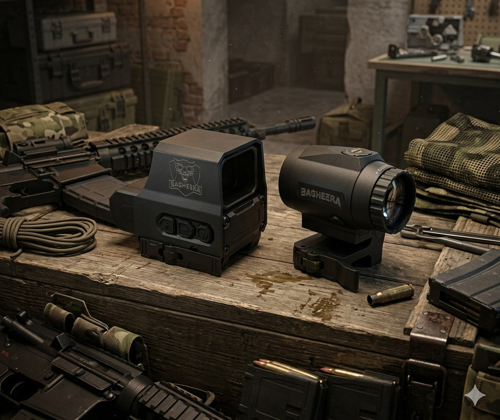 Bagheera Predator Holographic Sight and Magnifier 3x! True Holographic NV mode
