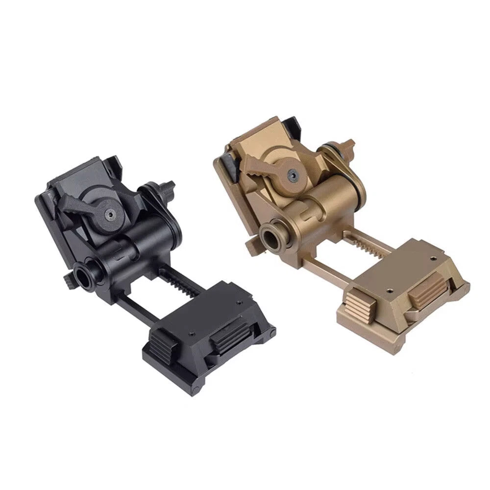 G24 Style NVG Helmet Mount – Dovetail, Black & FDE